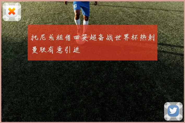 托尼或租借回英超备战世界杯热刺曼联有意引进
